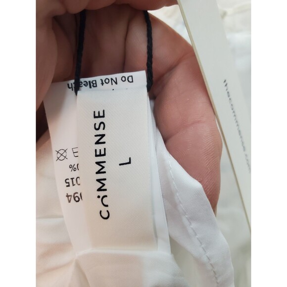 Commense Maxi Blue and White Sun Dress NWT-Size L - Picture 3 of 4